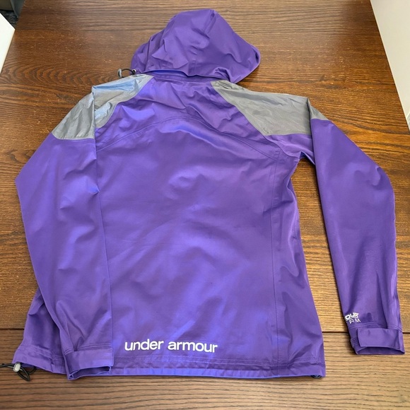 Under Armour Storm Women’s Weather Repellent Accelerant Hoodie Jacket S Full Zip - Picture 13 of 14